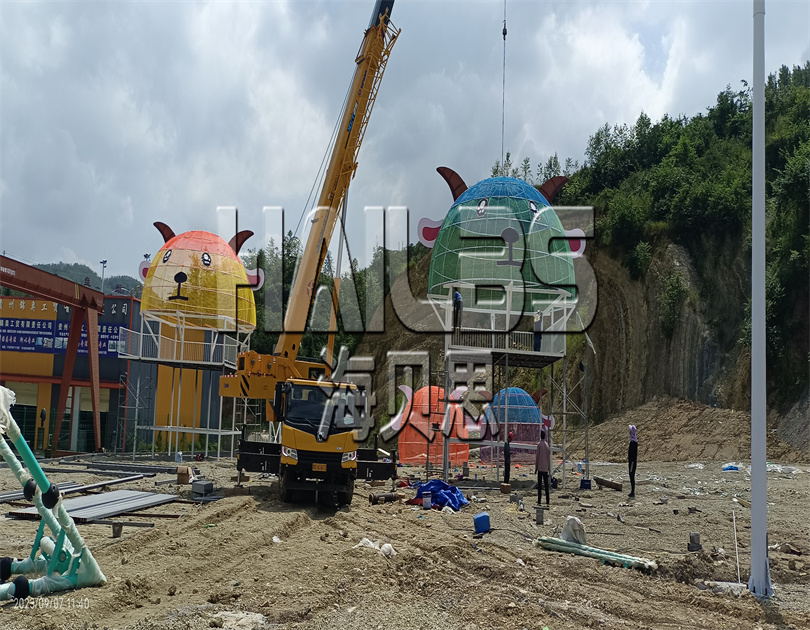 貴州喜羊羊親子樂園施工現(xiàn)場(chǎng)