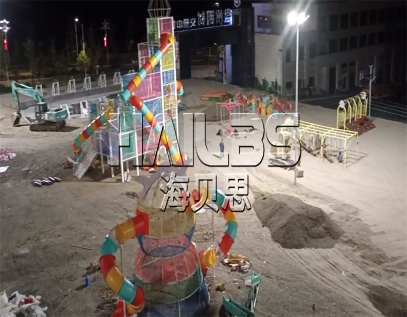貴州喜羊羊親子樂園施工現(xiàn)場(chǎng)