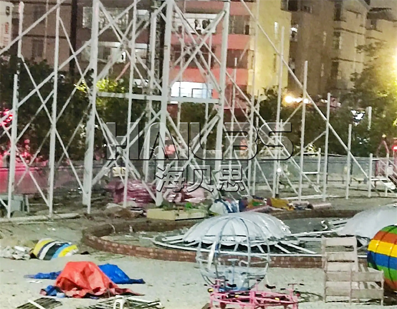 陜西渭南無動(dòng)力樂園施工現(xiàn)場