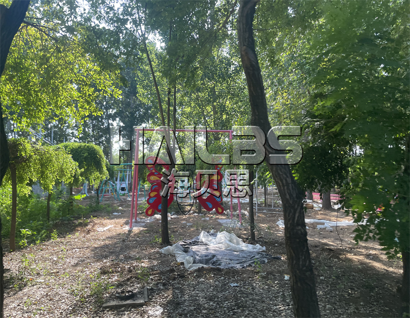 河北邢臺(tái)薰衣草莊園無(wú)動(dòng)力施工現(xiàn)場(chǎng)