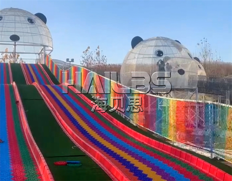 河南洛陽無動力樂園施工現場