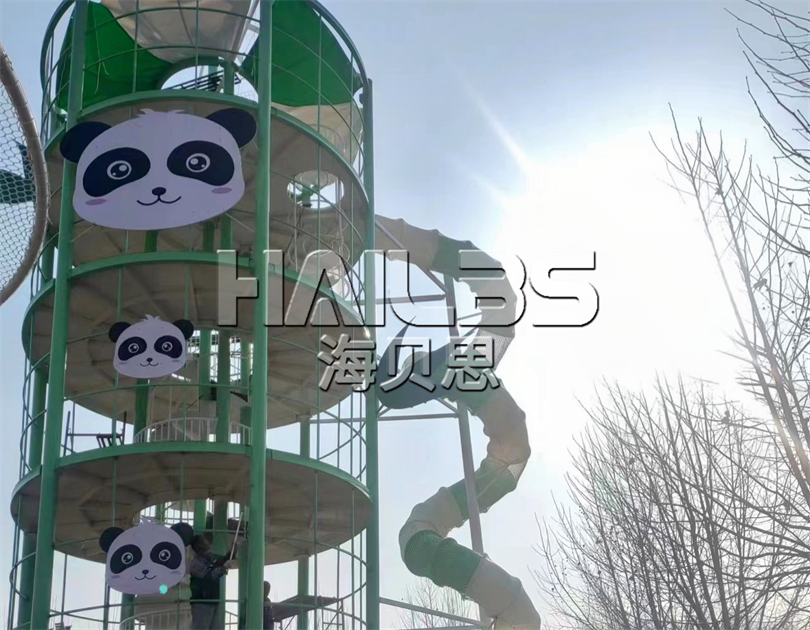 河南洛陽無動力樂園施工現場